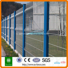 Galvanized and pvc coated welded wire mesh fence